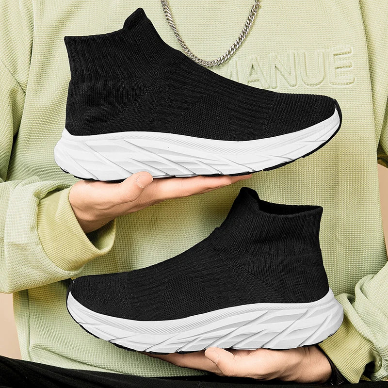 Men Running Walking sock Shoes winter boots Casual Sneakers plush warm shoes Sport shoes Lightweight Men Sneakers Casual Shoes