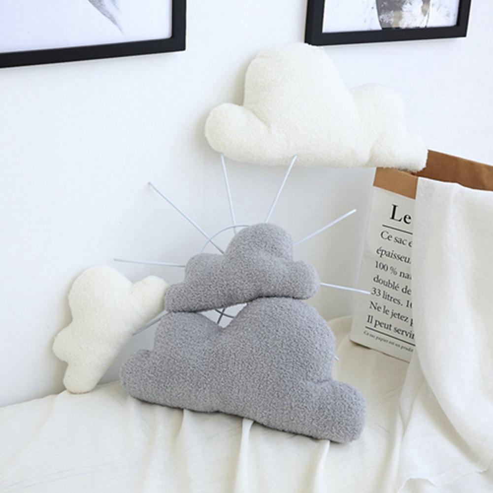 Cloud Pillow Cushion Throw Pillow Cute Stuffed Nap Sleep Pillow Lumbar Pillow Plush Toy Sofa Pillow Cushion Home Decorations