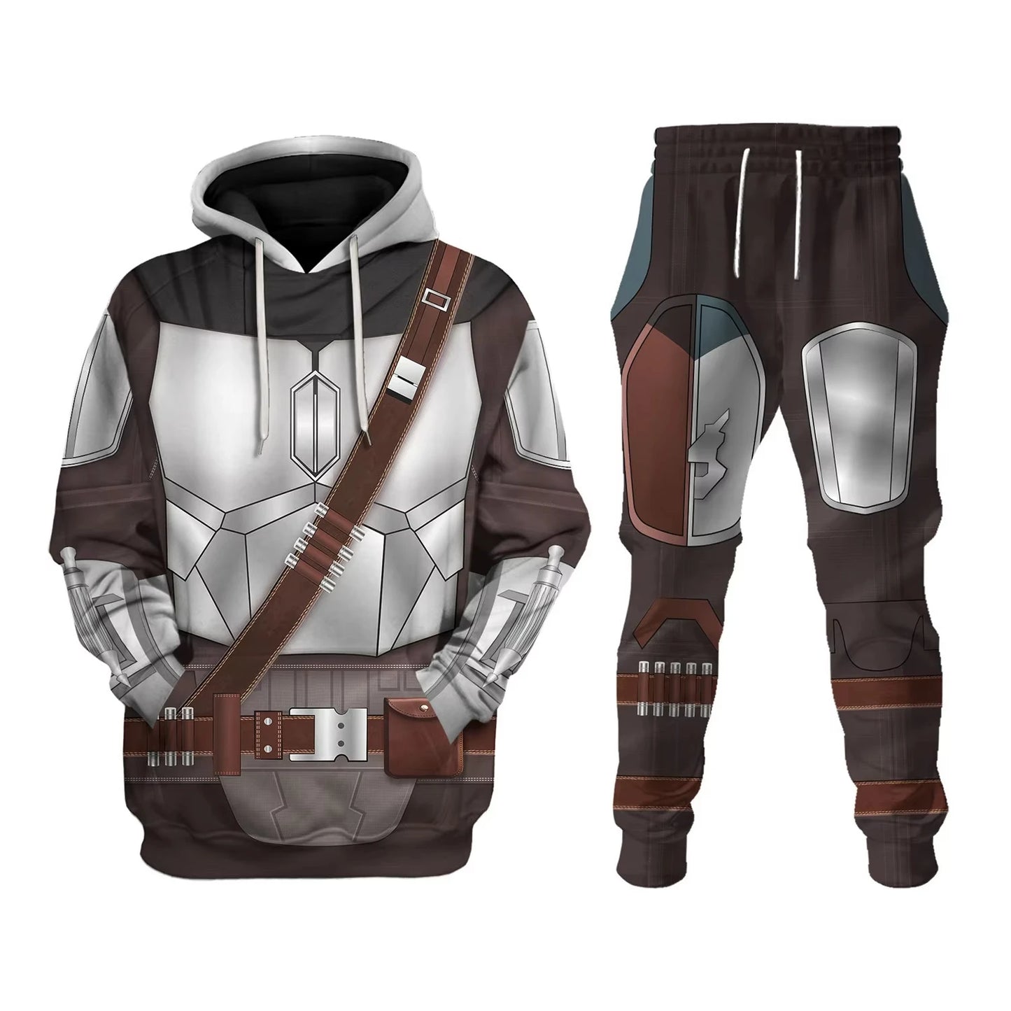 Men Hoodie Pant Set Space Battle Anime Cosplay 3d Print Set Men Women Fashion Hoodie +Pants 2Pcs Sets Sports Tracksuit Masculina
