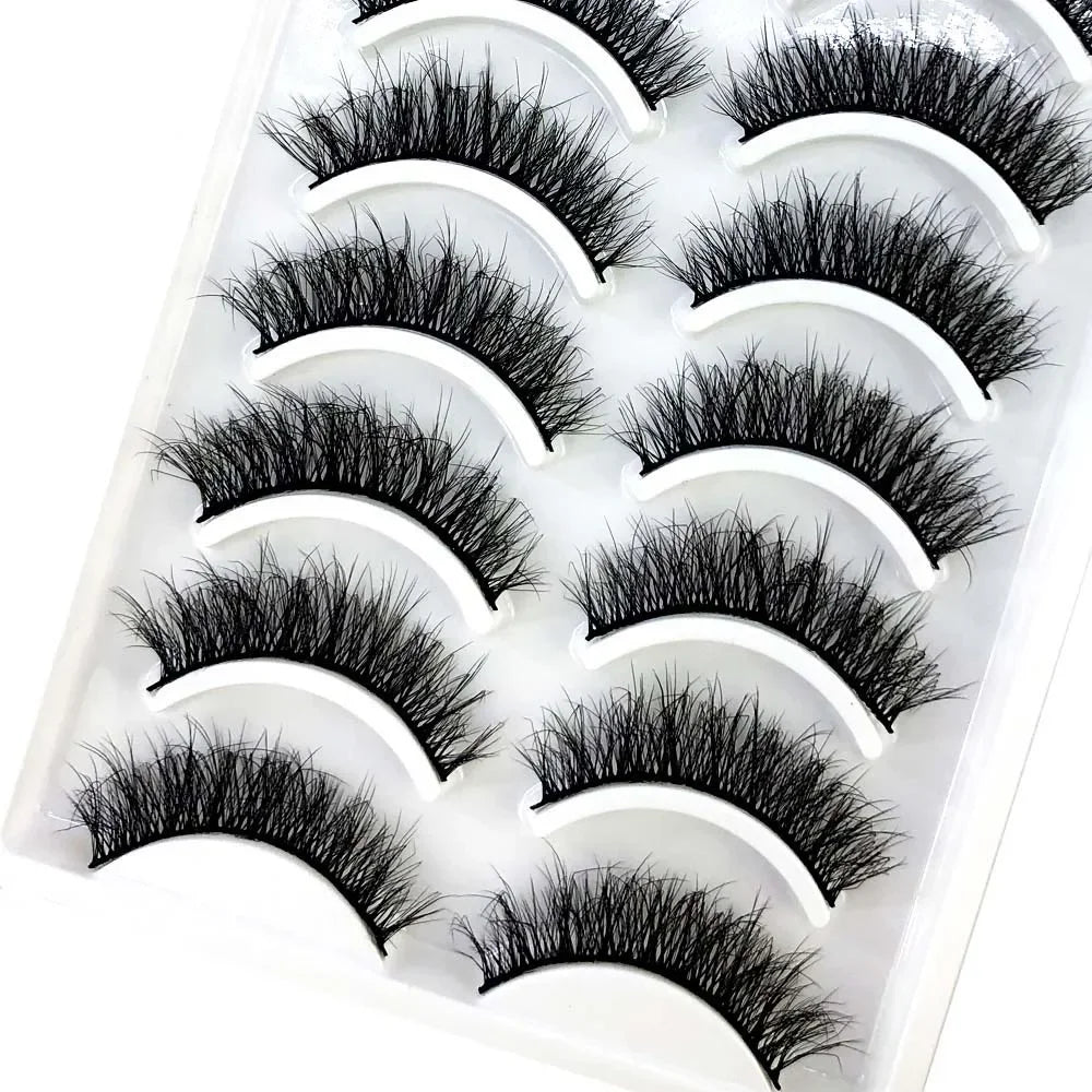 33 Style 10/50/100 Boxes 10Pairs Natural 3D Mink False Eyelashes Makeup Fake Eye Lashes Faux Cils Make Up Beauty Tools Wholesale