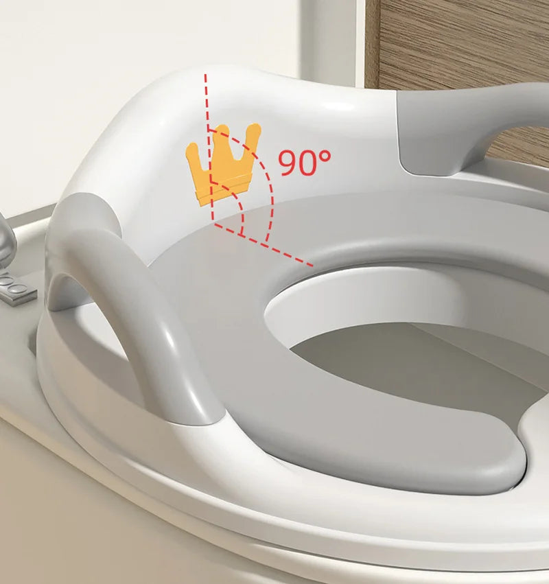 Baby Potty Mat Training Seat Handle Portable Soft Potty Mats Kid Toilet Household Auxiliary Non-slip Toilet Child WC Reducer