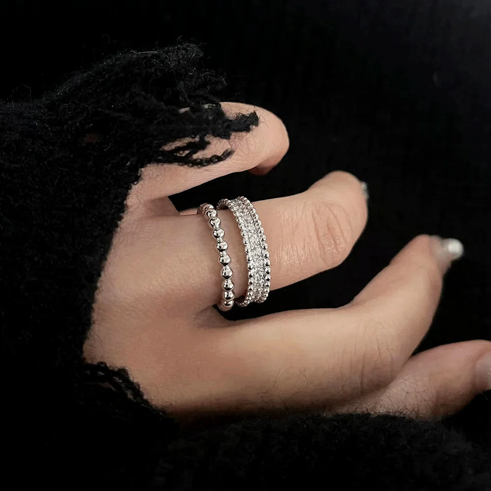 COSYA 1.2cttw Real Full Moissanite Ring D Color VVS1 Lab Diamond Band S925 Silver For Women Bridal Ring Wedding Fine Jewelry