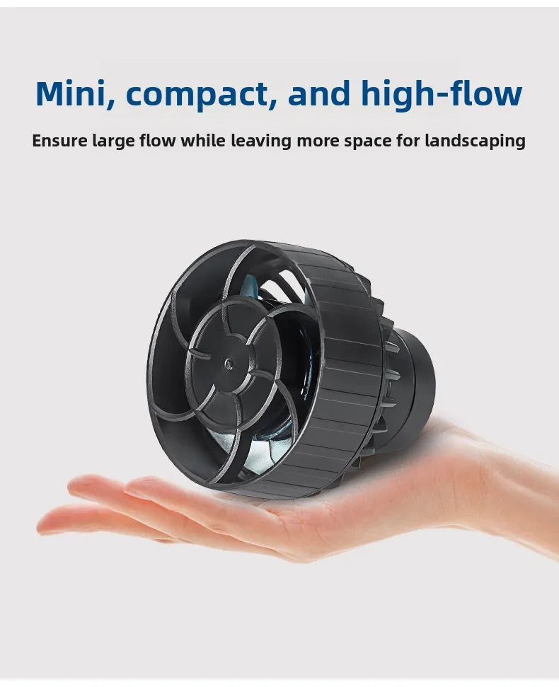 Jebao jecod fish tank wave pump ELW coral cylinder aquarium intelligent WIFI wave pump oxygen-enhancing bottom blower