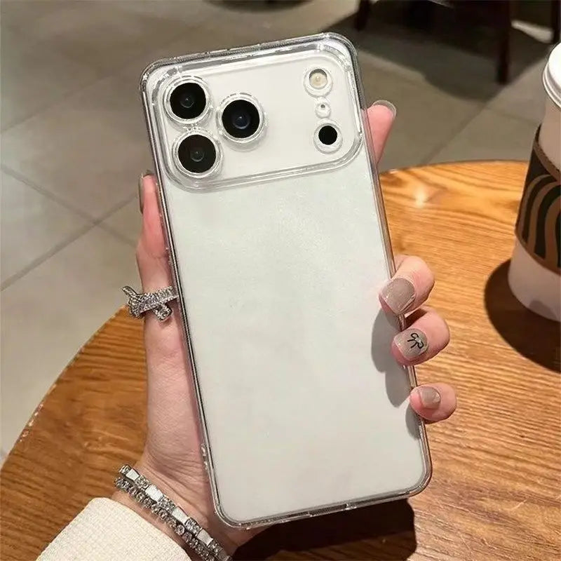 Clear Phone Case For iPhone 17 Pro Max Case Silicone Soft Cases For iPhone 11 12 13 14 15 16 Plus 17 Pro Max Air 16E Back Cases