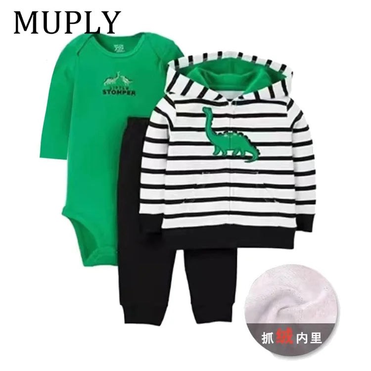 3-piece Suit Summer Baby Clothes Sets Baby Short Sleeve Shorts Cover Clothes Cute Girls Bebe Children Cotton 100% Clothing 6-24M
