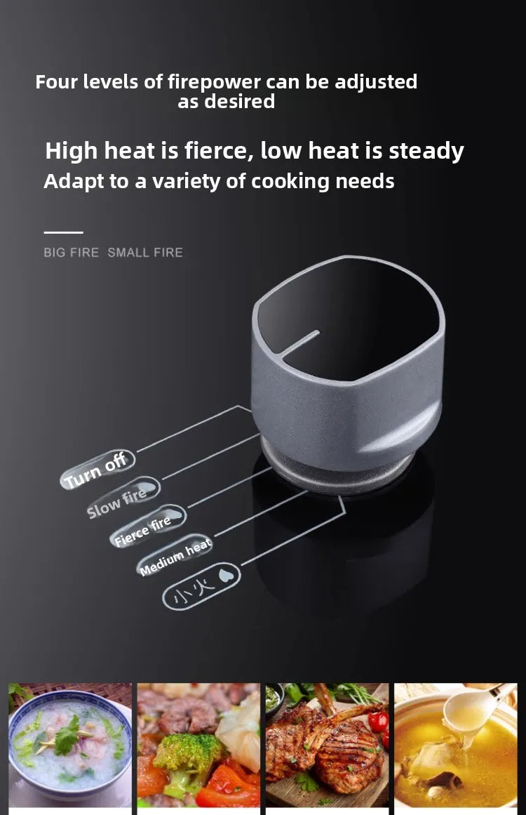 Frestec Single Burner Gas Stove for Natural Gas LPG Home Use High Power Desktop Built in Stove WWW