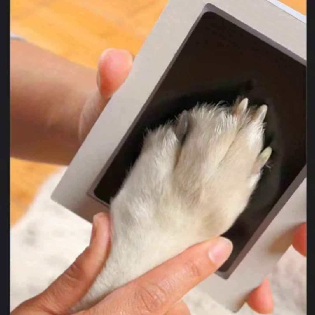 Pet Paw Print Pad For Cats Dogs Quick Dry Black Ink Safe Easy Clean Memory Keepsake Gift For Pet Owners Easy To Use