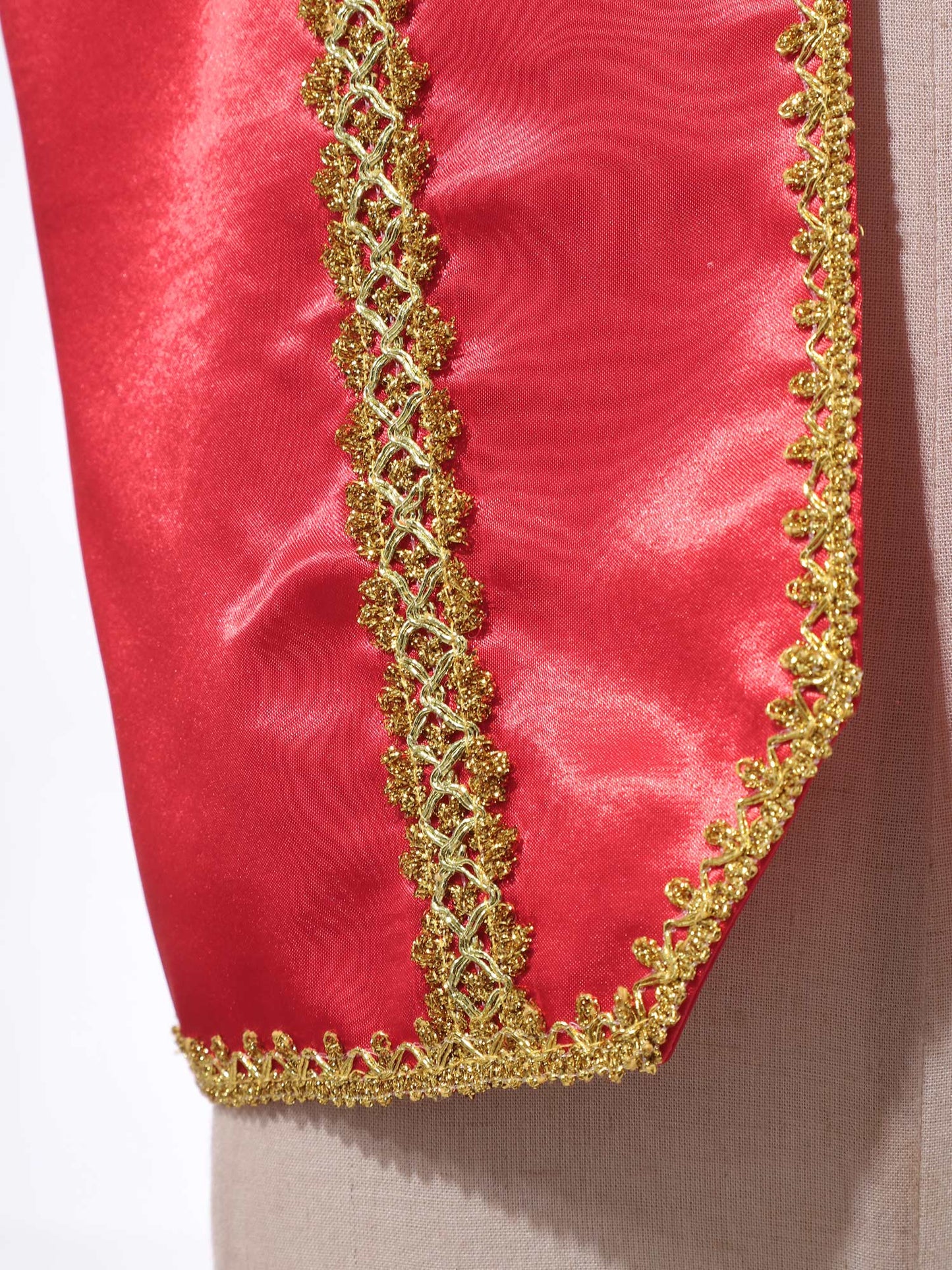 Kids Girls Boys Medieval Steampunk Costume Arabian Prince Sleeveless Golden Trim Waistcoat Vest Halloween Cosplay Fancy Dress Up