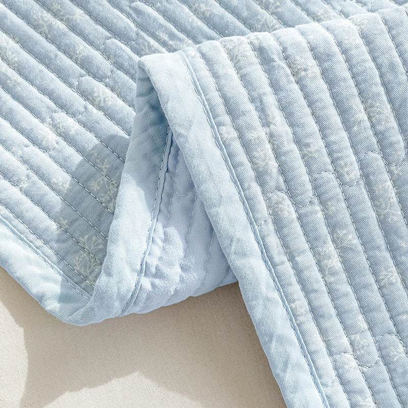 100% Cotton Bed Cover Thicken Bedspread Skin-friendly Printed Blanket Quilted Bedsheet Soft Bedspreads Cubrecama (No Pillowcase)