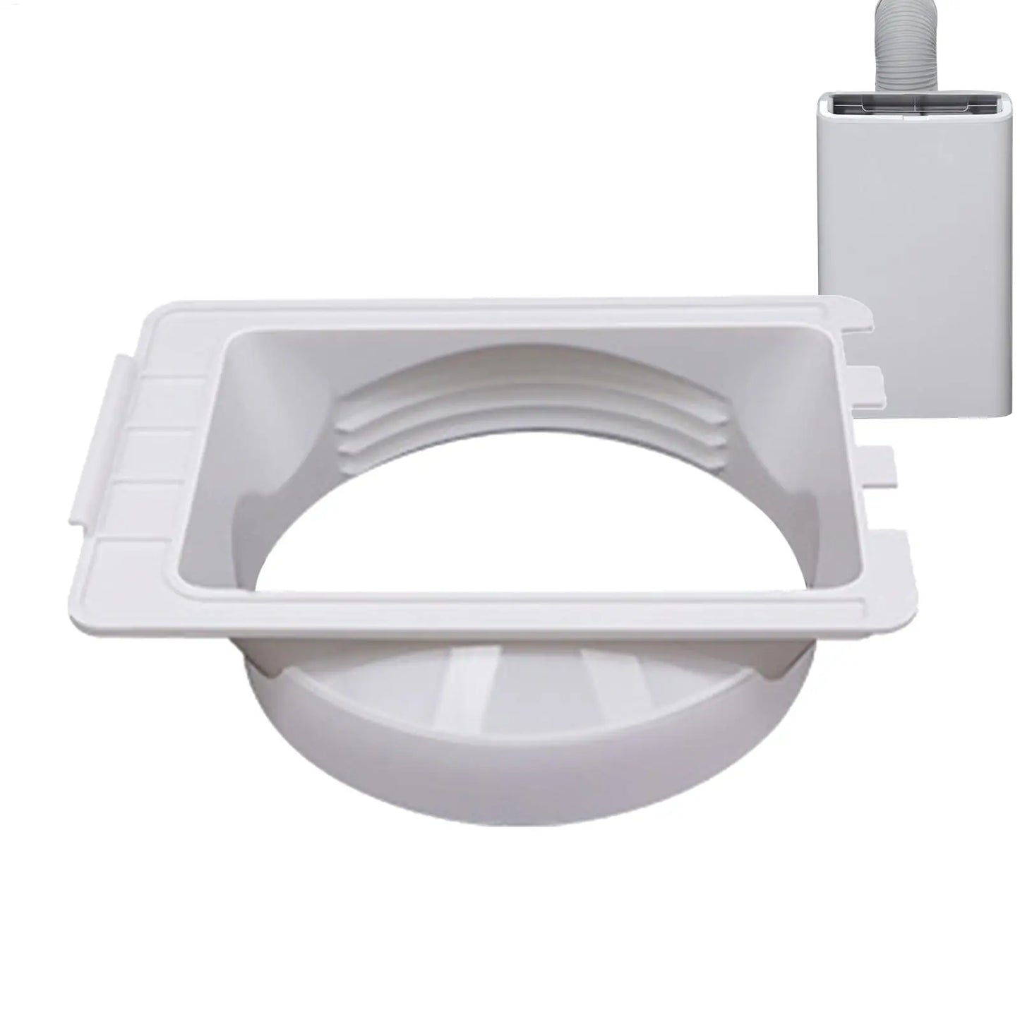 5.9 Inch AC Exhaust Hose Coupler Portable Air Conditioner Vent Tube Connector Interface Adapter for Window Home Bedroom Kitchen