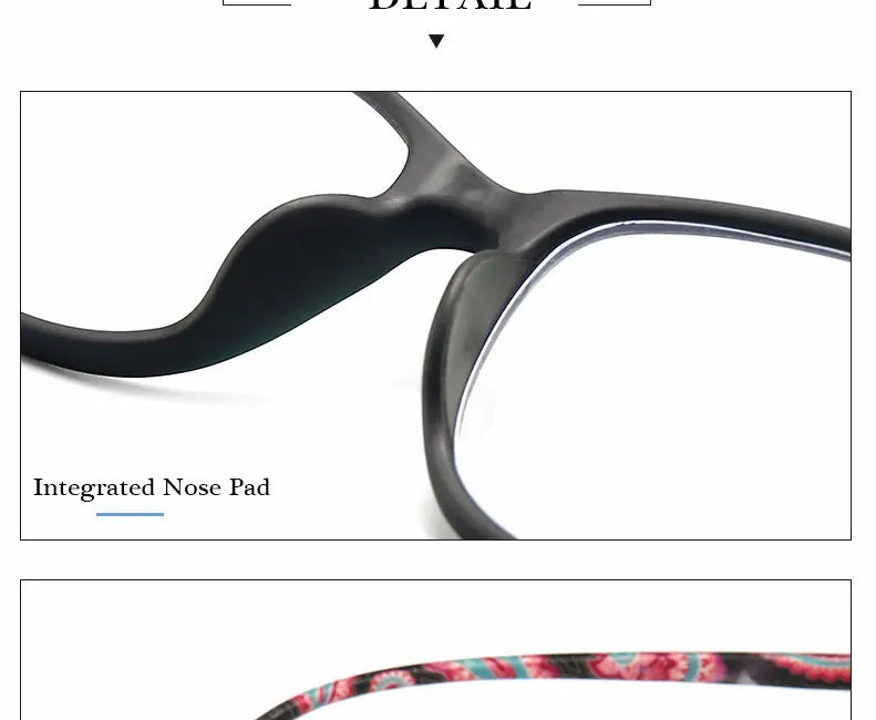 Progressive Multifocal Reading Glasses Women Anti Blue Light Presbyopia Eyeglasses Computer Eyewear Look Near Far +1.0 To +4.0