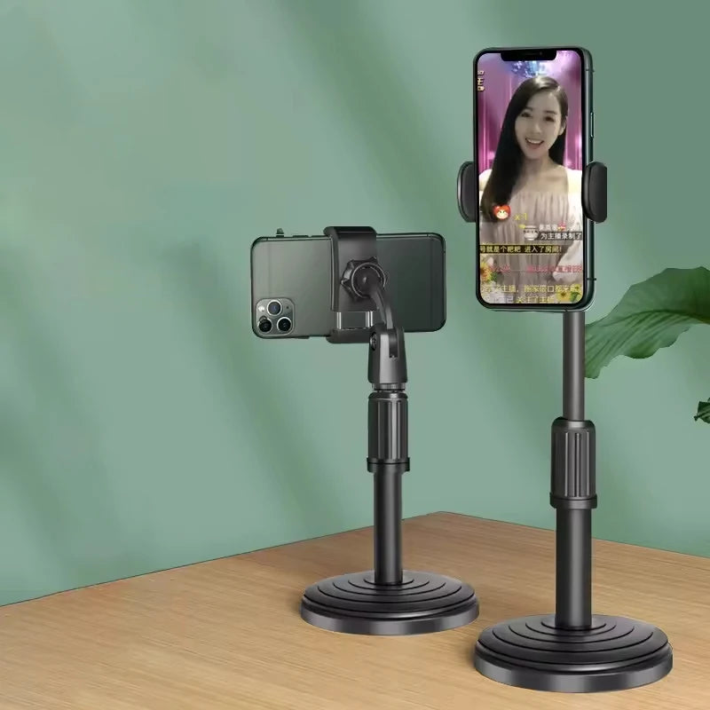 Desktop Phone Holder Live Broadcast For Smart Phone Adjustable with Phone Holder Stand Bracket For Mobile Telefoon Statief Stand