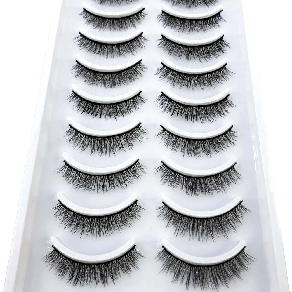 33 Style 10/50/100 Boxes 10Pairs Natural 3D Mink False Eyelashes Makeup Fake Eye Lashes Faux Cils Make Up Beauty Tools Wholesale