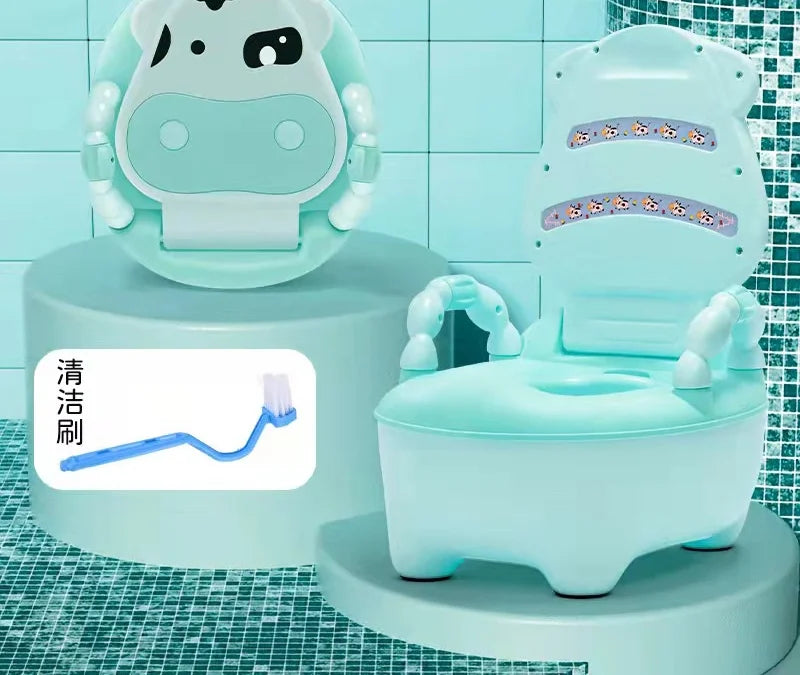 1-6 Years Old Children's Pot Cute Baby Toilet Seat Easy to Clean Baby Potty Portable Stool Boys And Girls Safe Trainer Seat WC