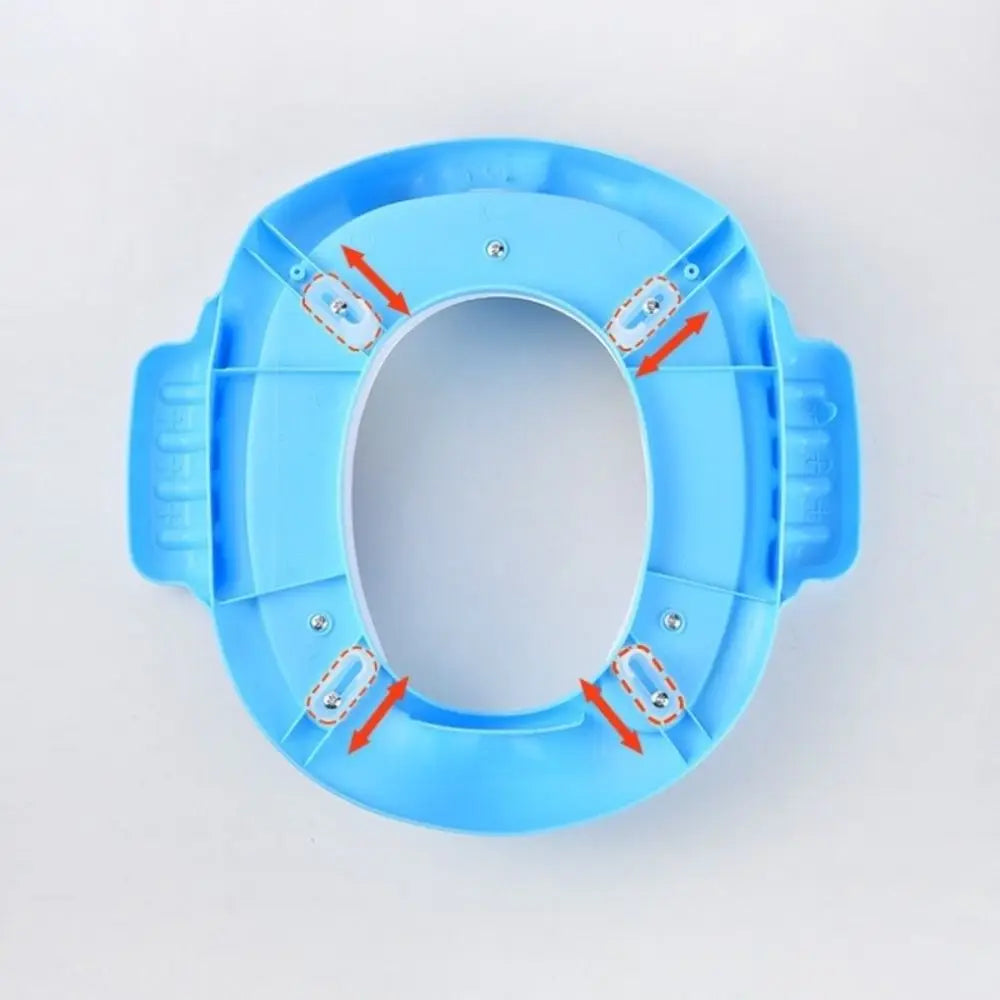 Cute Safe Baby Toilet Seat Easy to Clean Non-slip Children Potty Soft Cushion Frog shape Toddler Toilet Seat for Infant