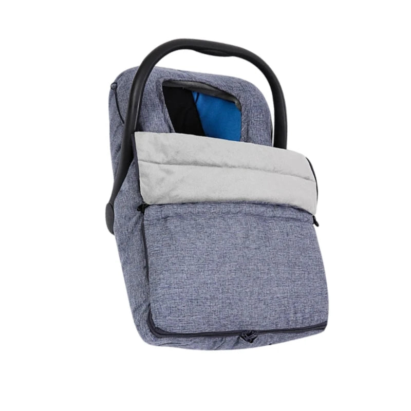 Plush Fleece Baby Car Seats Cover For Winter Warmth Infant Canopy Sleeve Case