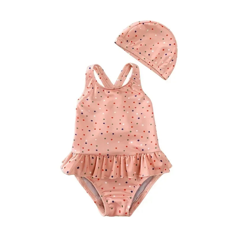 2026 Summer Kids Girls Swim Wears Baby Girl Set Beach Seaside Clothes 9M-8T Sister Swimming Suits Fashion Sunbeach Swimsuit