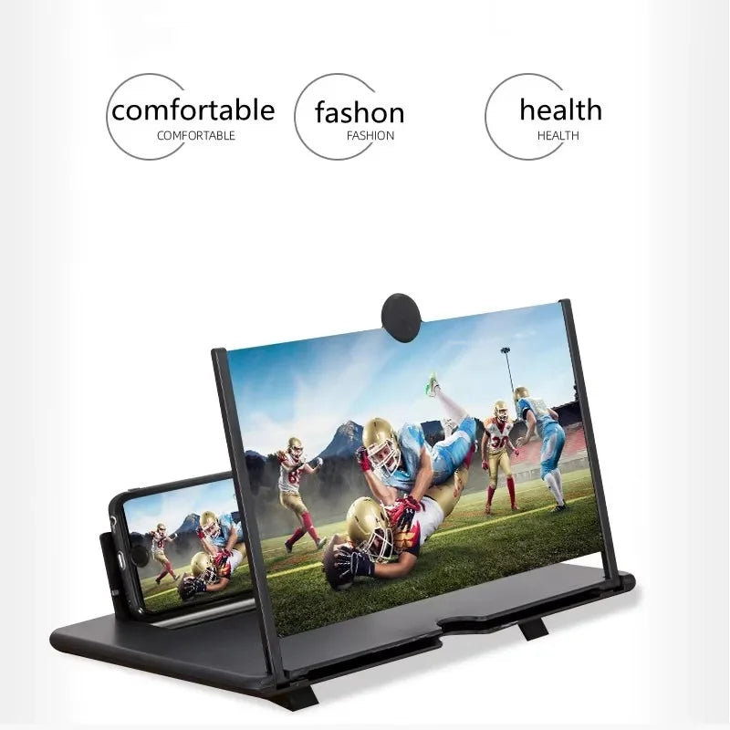 HD Mobile Phone Screen Amplifier 10/12 Inch Anti-Blue Light Eye Protection Clearer Vision Magnifier for Digital Wellbeing