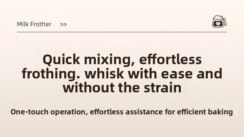 MINI Milk Frother USB Rechargeable 3 Speeds Foam Maker Coffee Whisk Mixer Electric Handle Blender Egg Beater