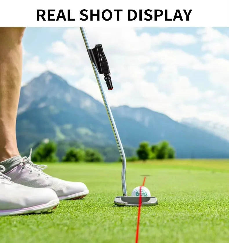 New Golf Putter Sight Portable Golf Putting Trainer ABS Golf Putt Putting Training Aim Improve Line Aids Corrector Tools