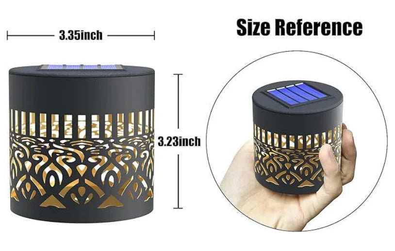 LED Solar Mandala Wall Lamp Openwork Projection Lawn Light Outdoor Garden Decorative Landscape Light for Garden Lawn Fence Porch