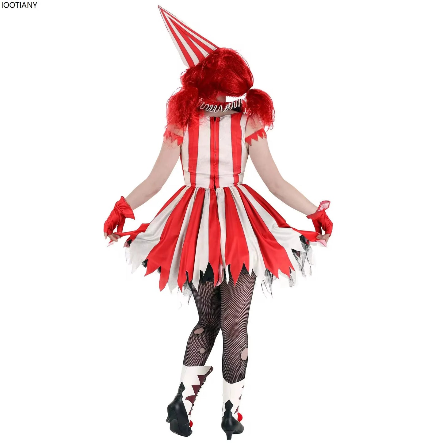 Halloween Horror Clown Cosplay Costumes Anime Cartoon Circus Women Clowns Fancy Dress Carnival Party Stage Show Dresses Up 2026