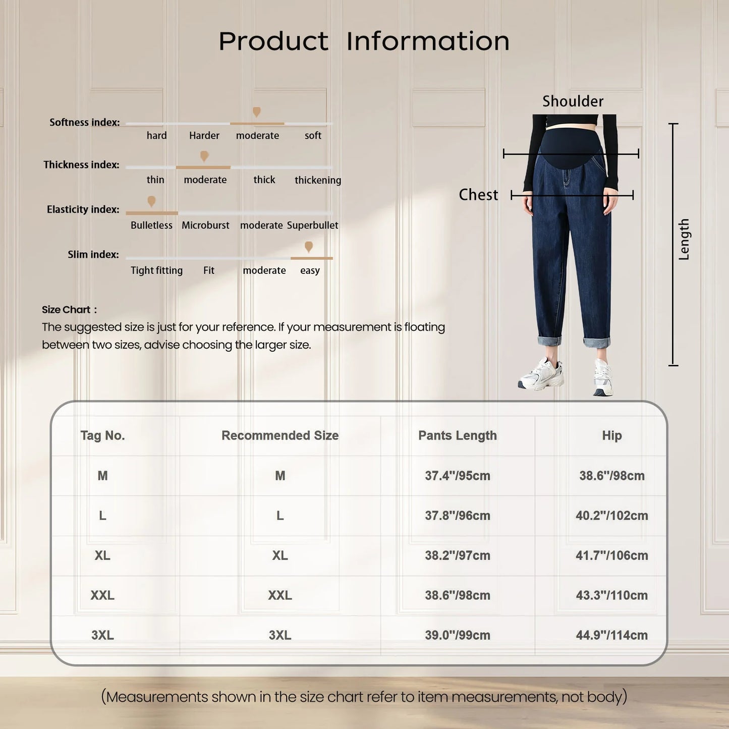 Pregnant Women Fashion Casual Wide-Leg Jeans Adjustable High Waist Belly Support Denim Pants Maternity Clothing for Daily Party