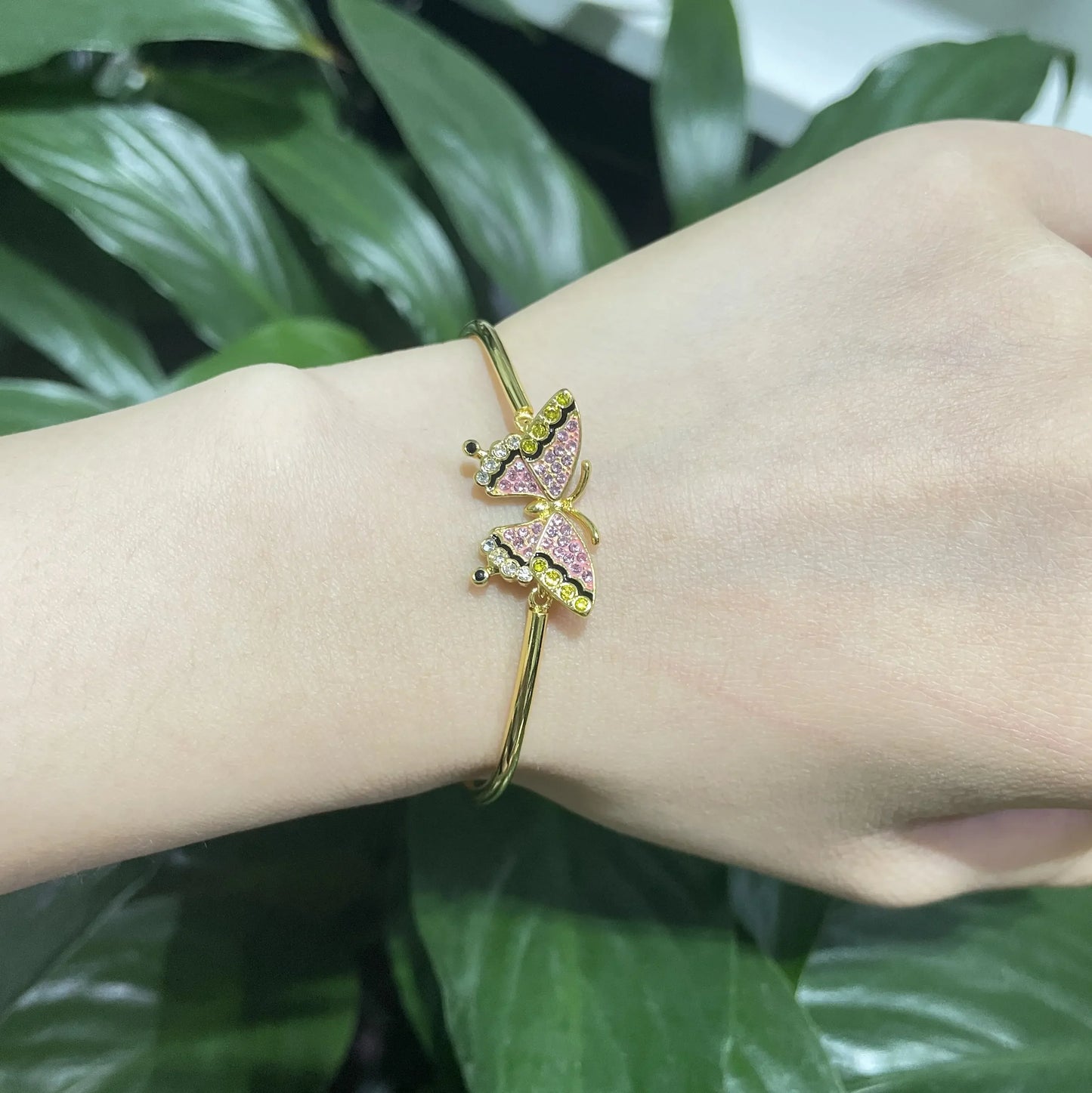 Snowflake Flowers Original New Sales Trend High Quality Jewelry Flower Sets Necklace Earring Ring Bracelet Pink Anniversary Gift