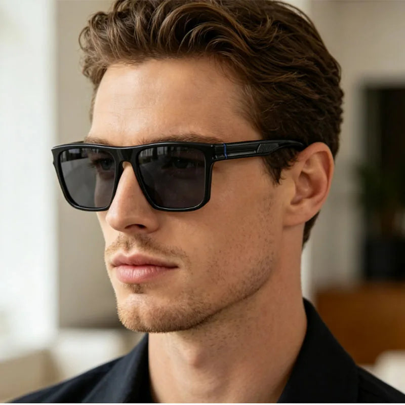 Men Women Square Bifocal Far Near Dual Vision Reading Glasses Trendy Driving Fishing Shade Presbyopia Eyewear Customize Lens