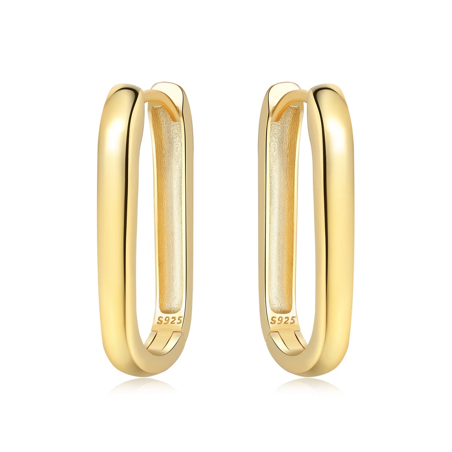 925 Sterling Silver Needle Iris Flower Hoop Earrings for Women Original Elegant Versatile Jewelry Birthday Party Fine Gift 2026