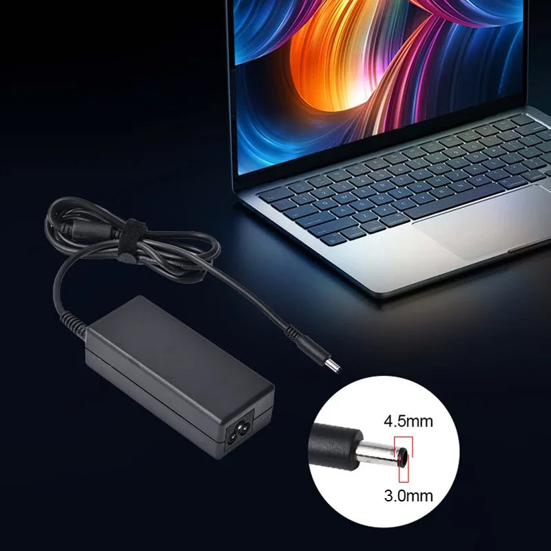 19.5V 3.34A 65W 4.5*3.0mm For Dell Adapter Charger Inspiron 15 5558 3551 3552 5551 5559,Laptop AC Adapter Notebook Power Supply