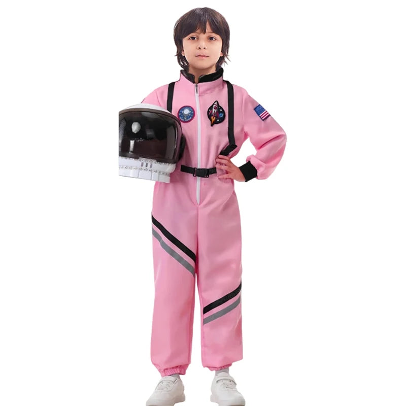 Fantasy Space Astronaut Kids Clothes Halloween Spacesuit Carnival Party Girls Outfits Festival Performance Children's Clothing