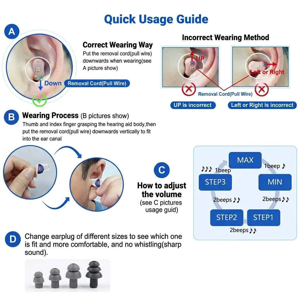 16 Channel Hearing Aid for the Elderly High Quality Hearing Aids with Noise Reduction Hearing Aid for Deafness Audifonos