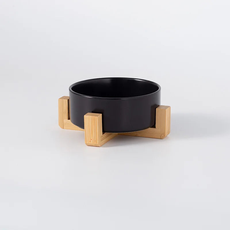 2026 Double Pet Bowl  Elevated Food Water Feeder For Cats And Dogs Neck Protection Simple Style Pet Supplies
