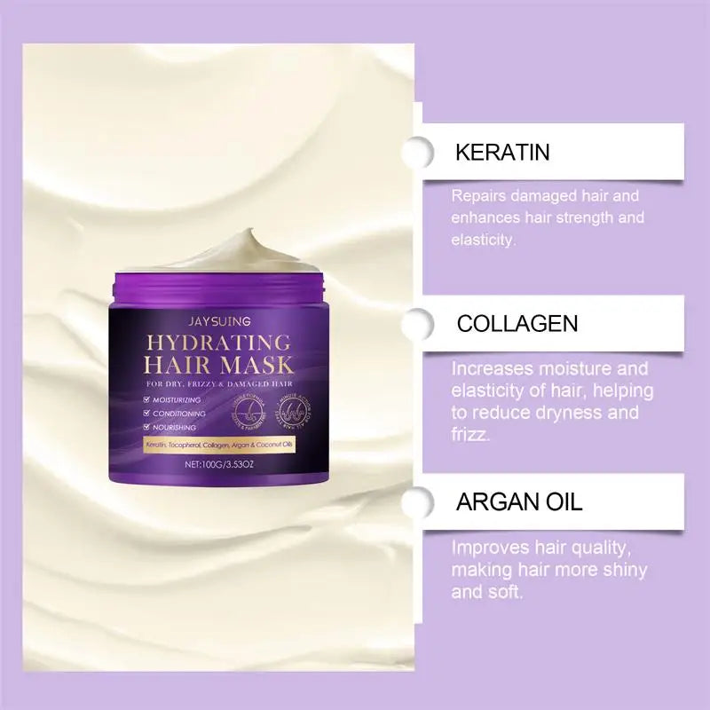 Magical Keratin Hair Mask 5 Seconds Repair Damaged Frizzy Hair Soft Smooth Shiny Nutrition Deep Moisturize Nourishing Hair Care
