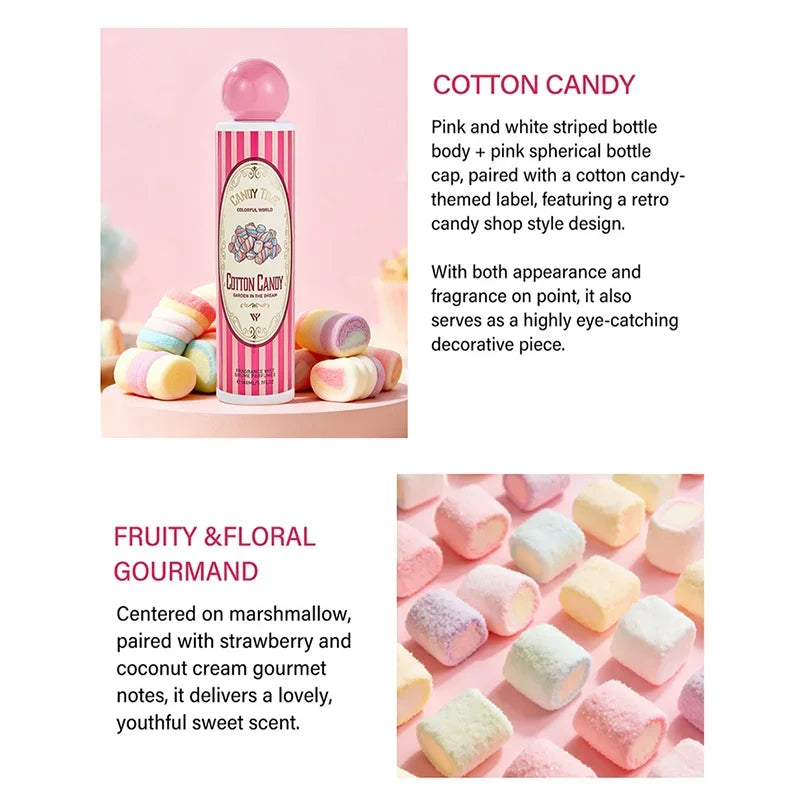 Dubai Rich Gourmand Perfume,sweet Chocolate Marshmallow Perfume,fresh Dreamy Enchanting Long-lasting Fragrance Body Spray Unisex