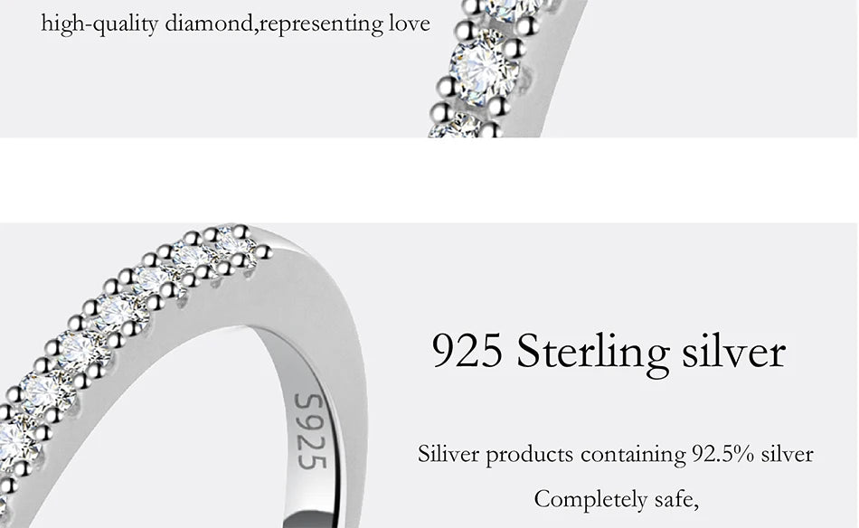 PERFANY GRA Certified Moissanite Ring for Women S925 Pure Silver Classic Eternal Laboratory Diamond Wedding Fashion Jewelry