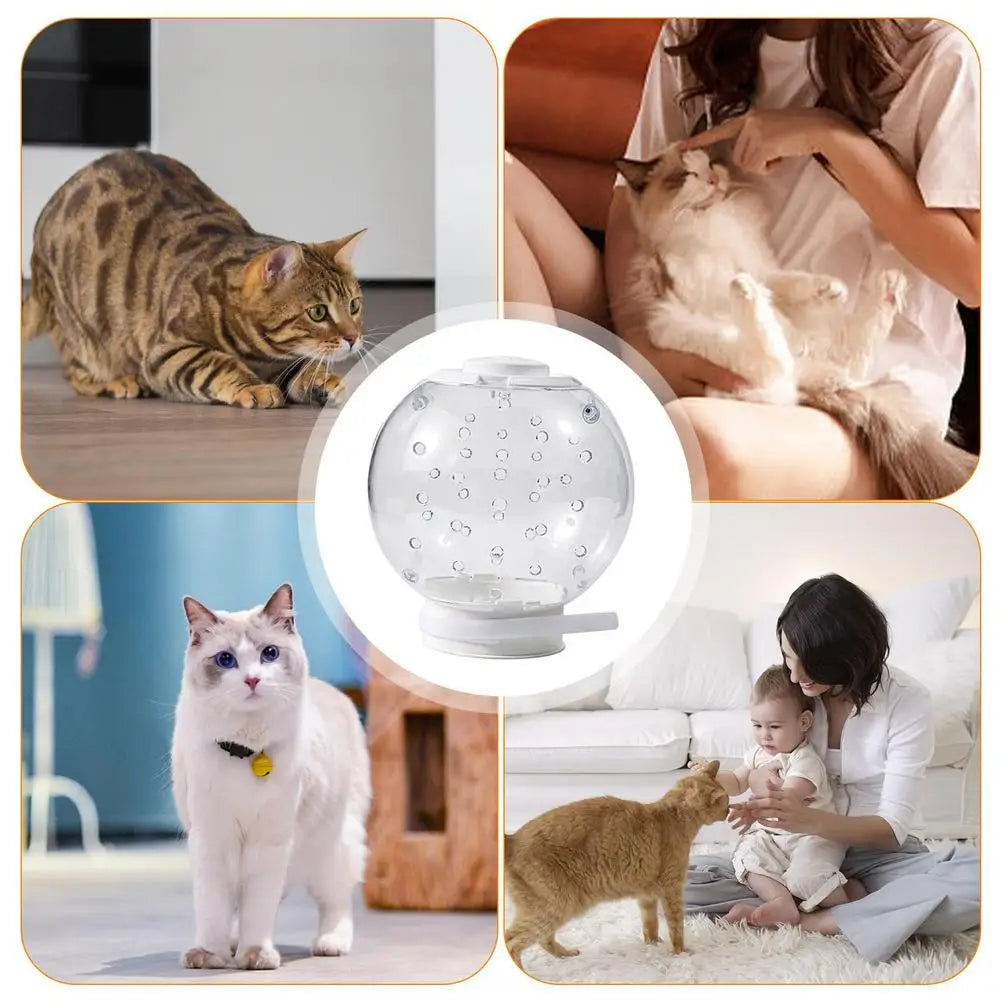 Cat Muzzle With Nail Clippers Trimmer Set Large Cat Astronaut Helmet Cat Grooming Mask Anti Bite Breathable Muzzle For Grooming