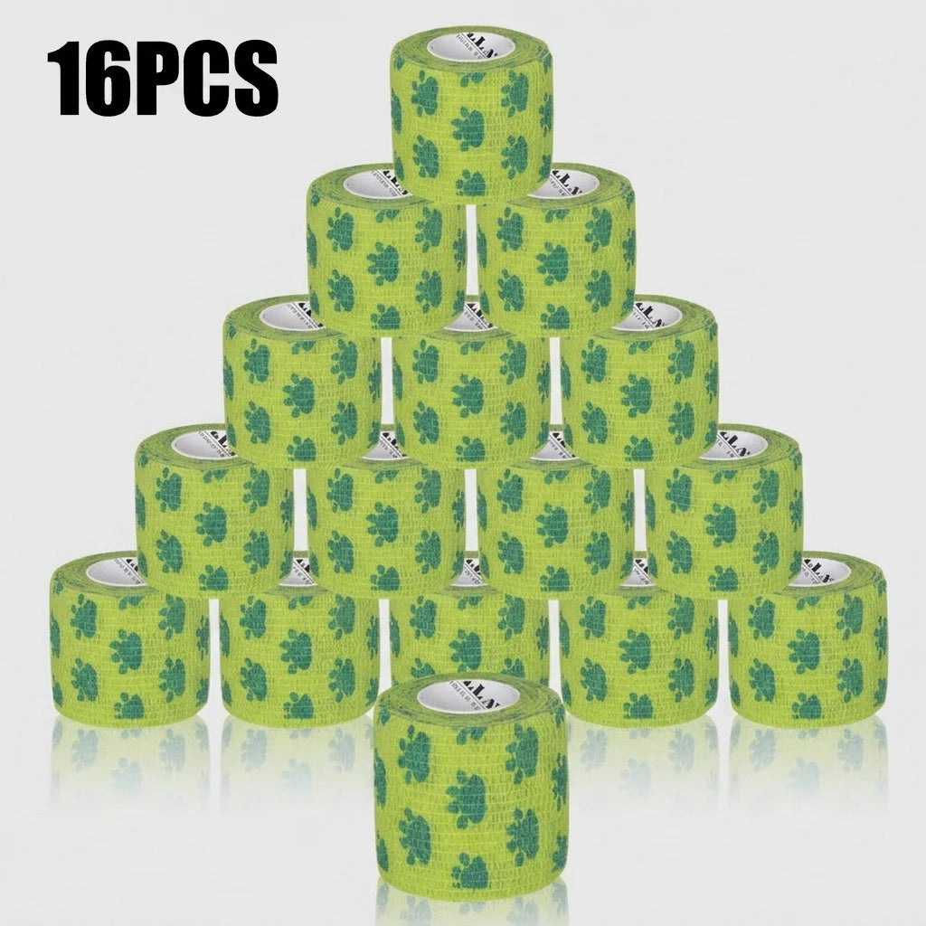 16/10/3PCS Tattoo Grip Bandage Colorful Self Adhesive Wrap 5cm X 4.5m Non Slip Handle Tape Tattoo Machine Grip Cover Supplies