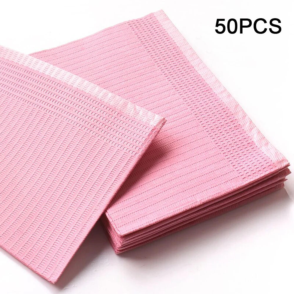 250/125/50/5pcs Black Tattoo Bibs Cleaning Wipes Pad Disposable Dental Tattoo Waterproof Sheets Paper Tattoo Accessories