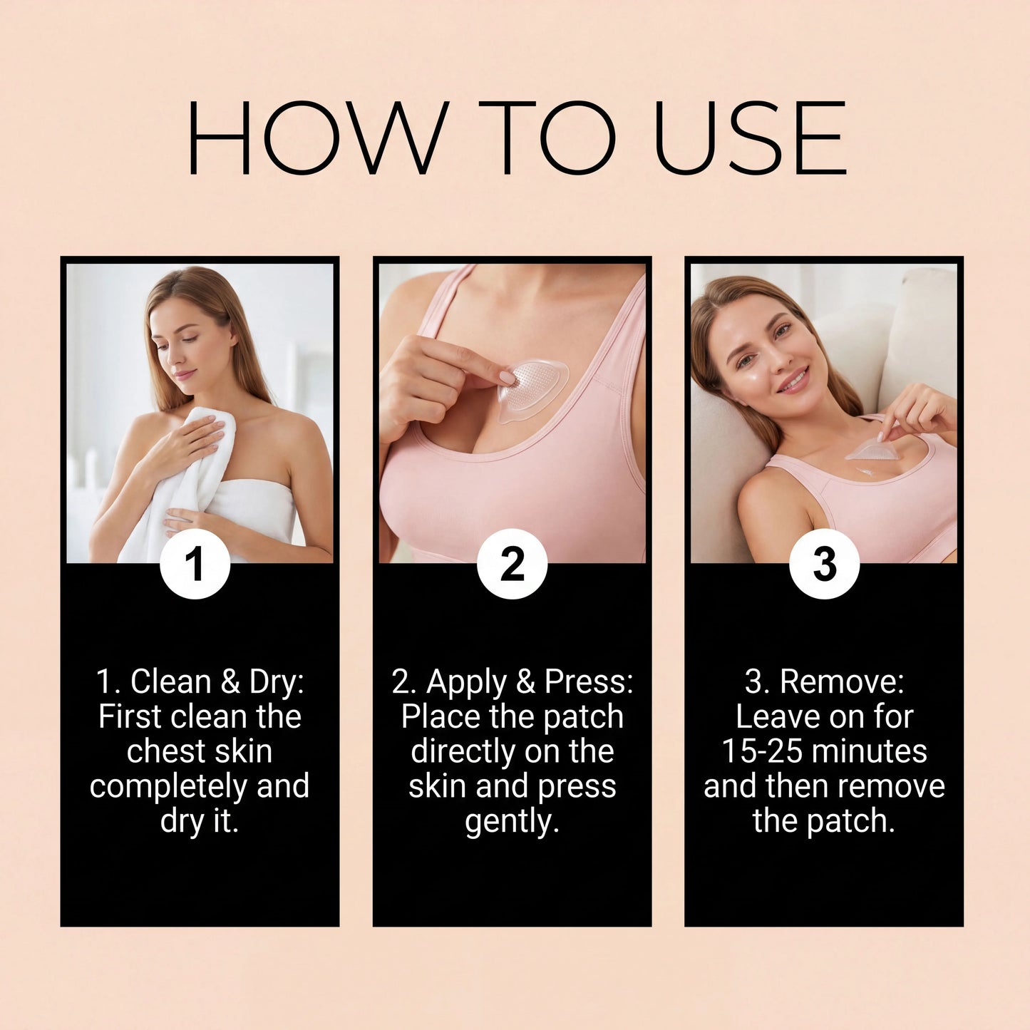 Breast Enhancement Advanced Nano-Microneedle Patch Targeted Skin Nutrition Deep Hydration Increased Skin Elasticity For Women