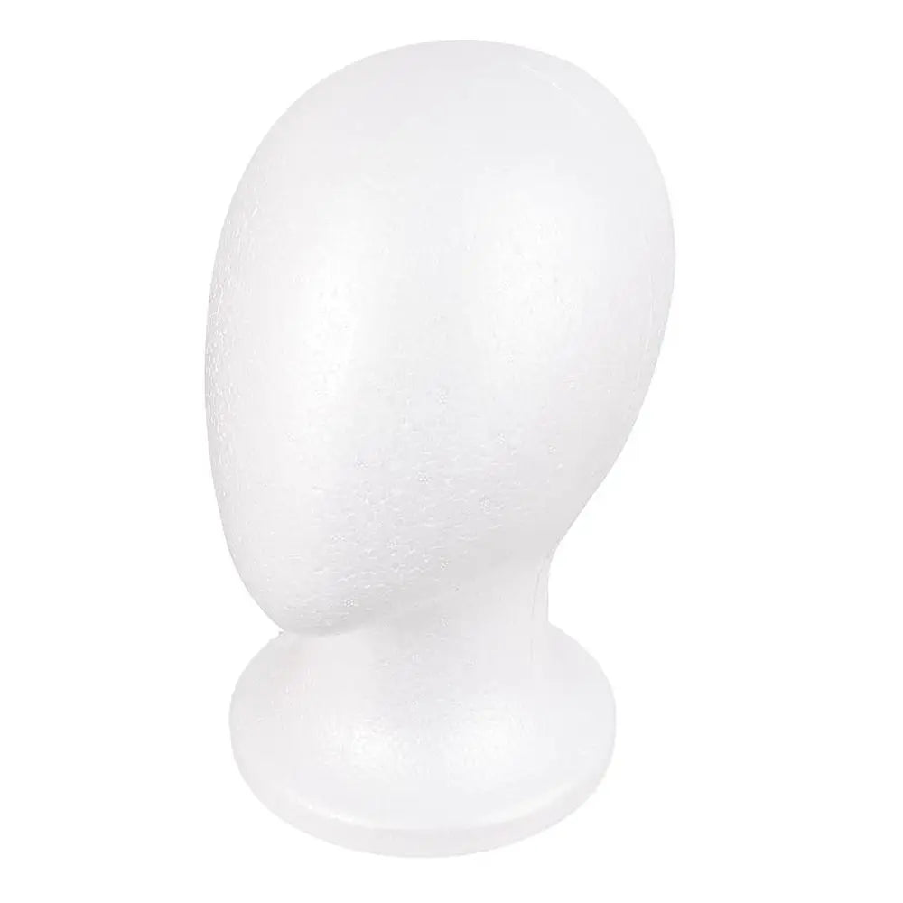 New Stable Foam Mannequin Head Lightweight White Wig Display Stand Jewelry Headwear Display