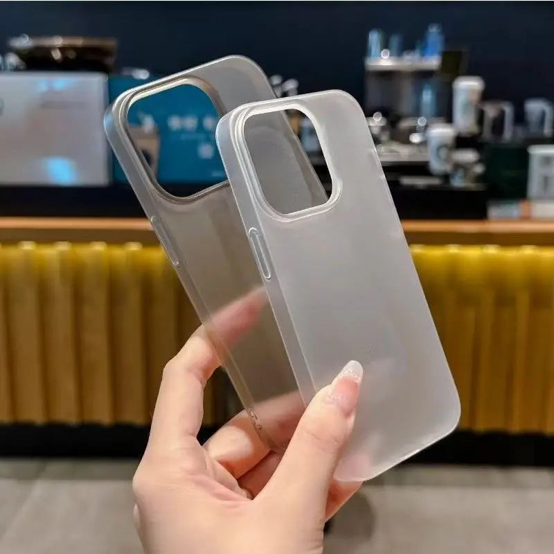 Ultra Thin Matte Hard Translucent Clear Phone Case for iPhone 17 16 15 14 13 12 11 Pro Max XS X 7 8 Plus Shockproof Bumper Cover