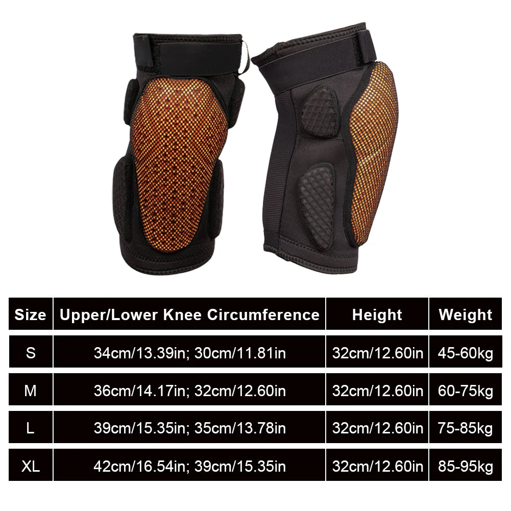 Outdoor Ski & Snowboard Protective Gear Set - Breathable Anti-Fall Hip Pants & Knee Pads for Skiing Ice Skating