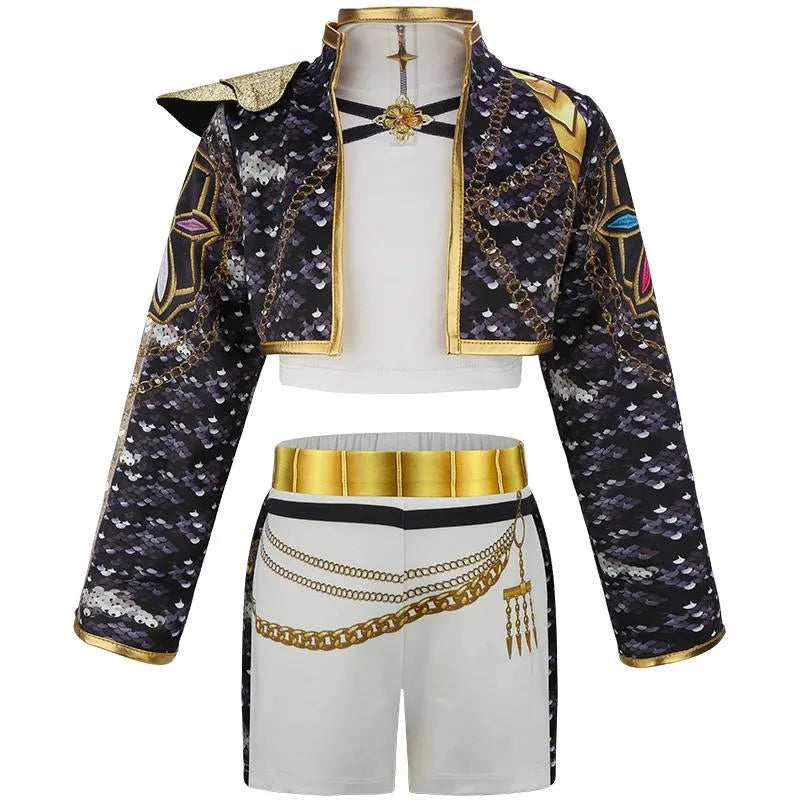 Halloween Girls Korean Fashion Cosplay Dance Costume Carnival Children's idol Roleplay theme Party Cool and stylish singing cost
