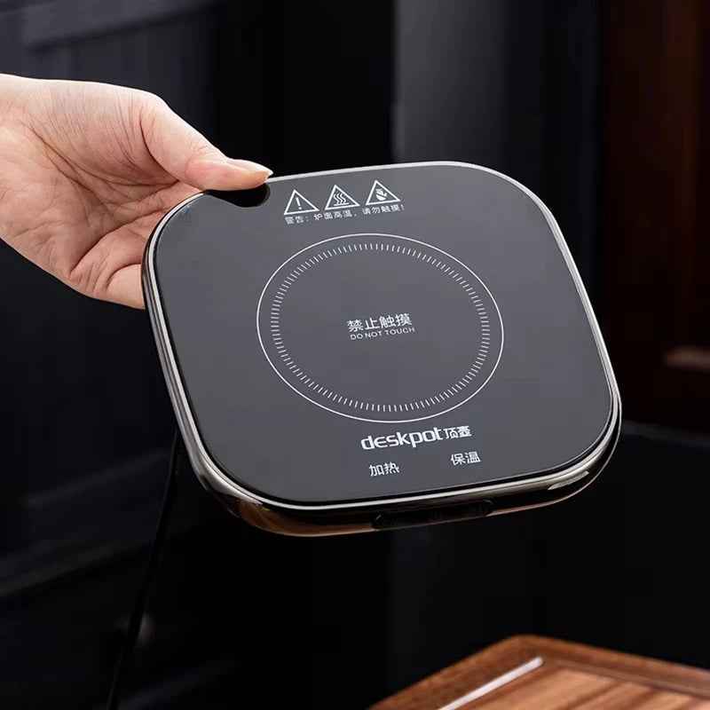 220V Cup Heater Electric Stove Hot Cooker Plate Boil Water Hot Tea Maker Coffee Milk Warmer Heating Pad Insulation Base Coaster