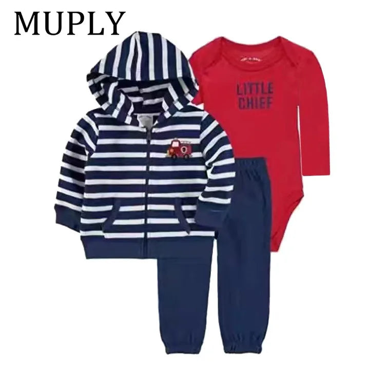3-piece Suit Summer Baby Clothes Sets Baby Short Sleeve Shorts Cover Clothes Cute Girls Bebe Children Cotton 100% Clothing 6-24M