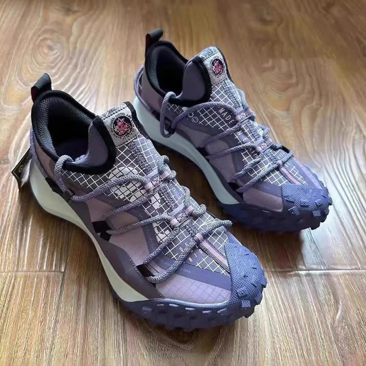 Waterproof Non-Slip Hiking Mountaineering Shoes Men's Women's Outdoor Rubber Sole Low Top EVA Breathable Trekking Shoes