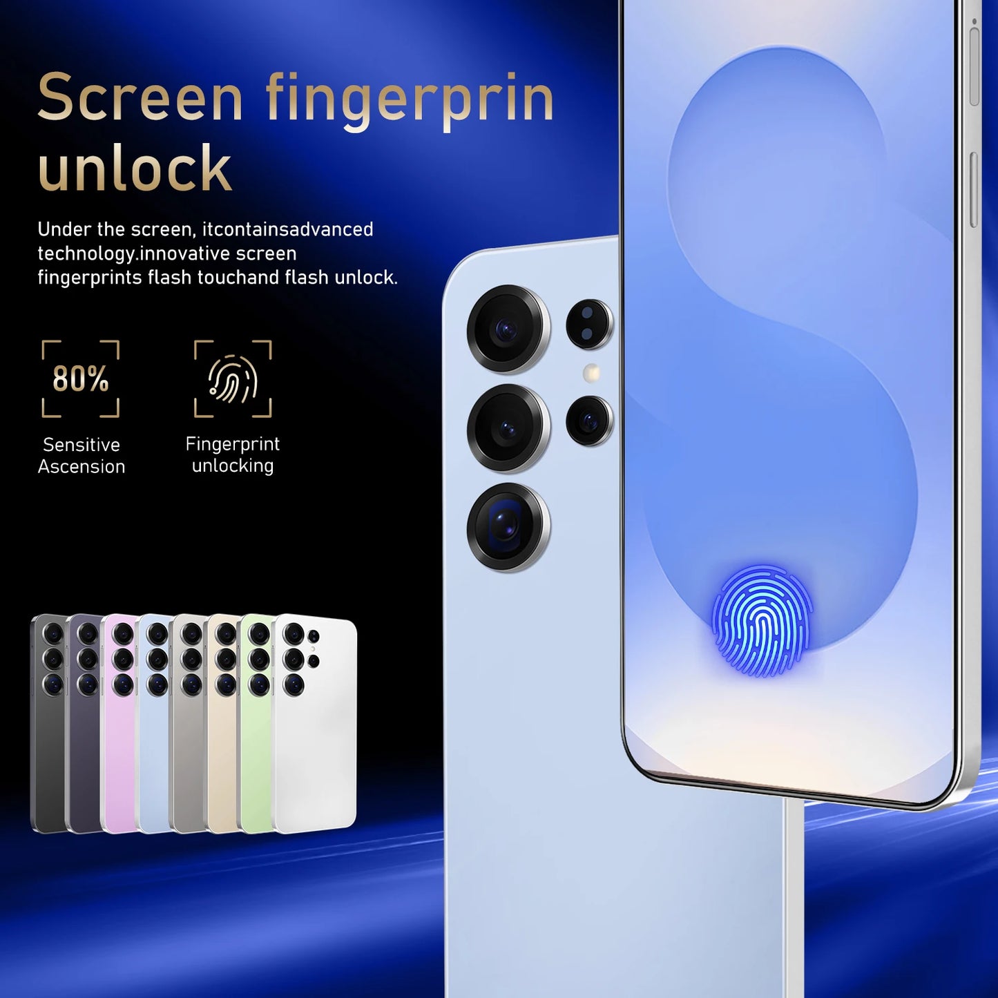 New 2026 High Quality S27 Ultra Original Intelligent 4G 5G Dual Card Dual Standby System Global Version 7800mAh Battery Arrival