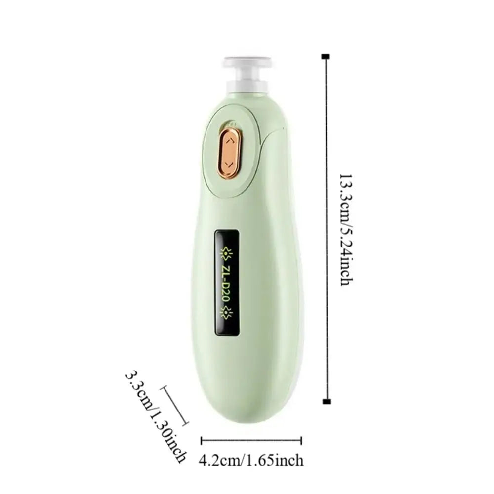 Electric Baby Nail Trimmer Safety 6 Grinding Heads Baby Nail Grinder Silent Child's Newborn Nail Clippers Manicure Tool Set